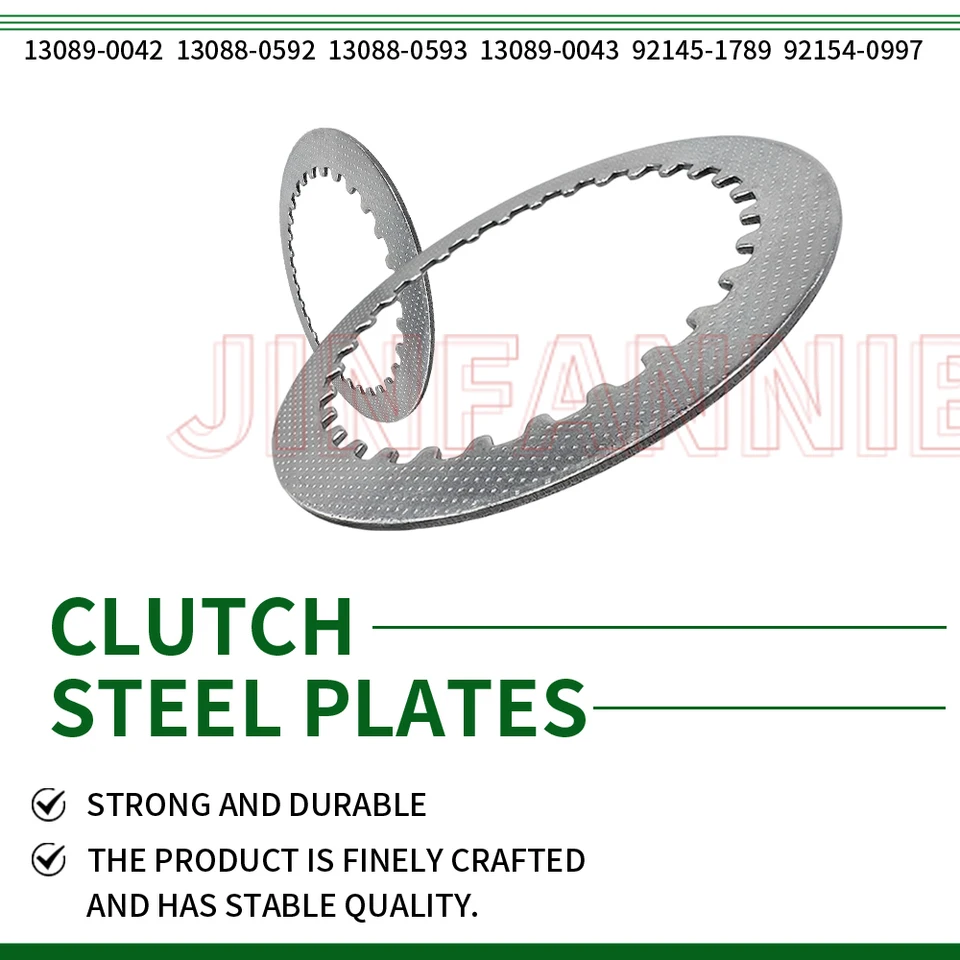 Clutch Friction Plates Set For Kawasaki Ninja 400 EX400 ABS 2018