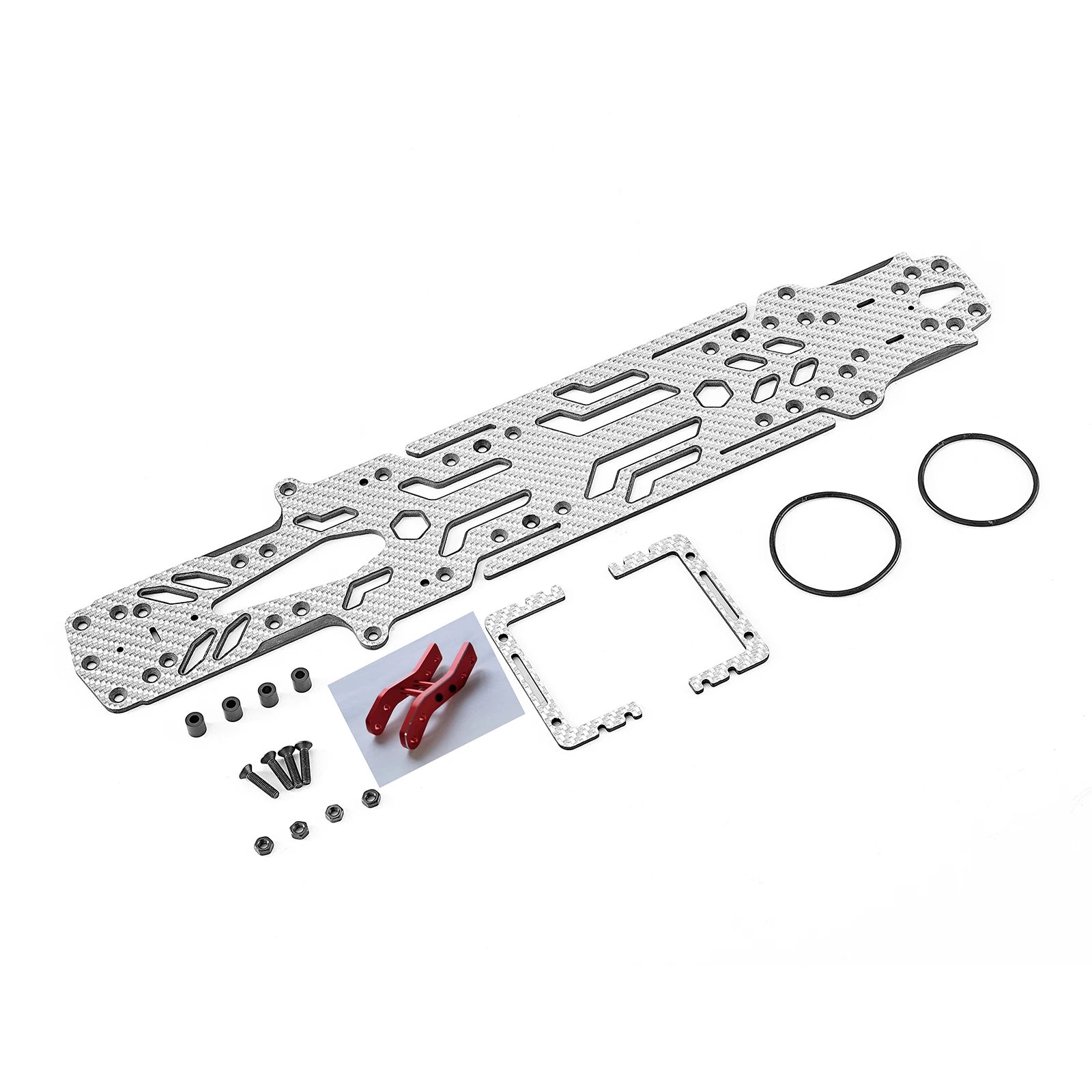 カーボンファイバー製の狭い垂直トラクションシャーシとバッテリー