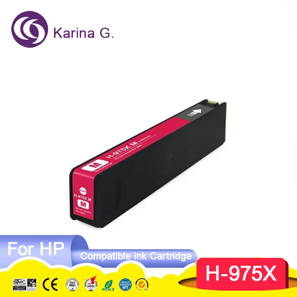975 975X Compatible Color Inkjet Ink Cartridge for 975 for Pagewide pro 452dn/d