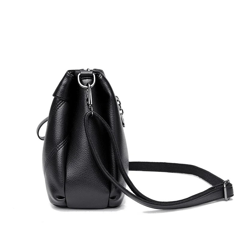 2 Shoulder Straps High Quality Leather Women's Shoulder Bag 2023 Luxury Designer Crossbody Bag Women's Handbag Wallet