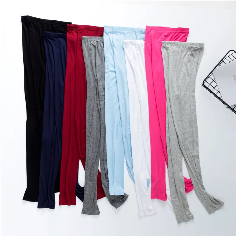 Pajama pants sleep bottoms Spring Summer Ladies Nightwear Pajamas Pant New Modal Leggings For Women's Casual Sleepwear Nine Point Pants Pyjama Trousers