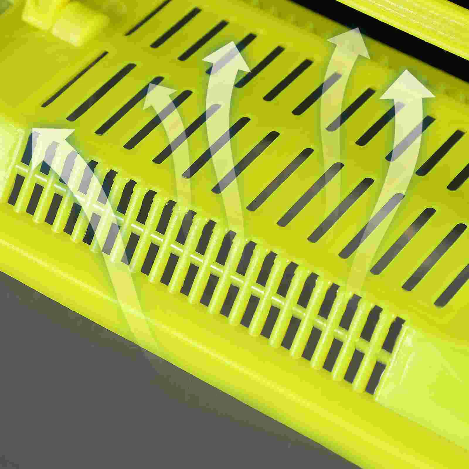 Portable Fish Tank Handheld Aquarium Transparent Turtle Box Pet Hamster Box Handheld Aquarium with CoverTurtle Habitat
