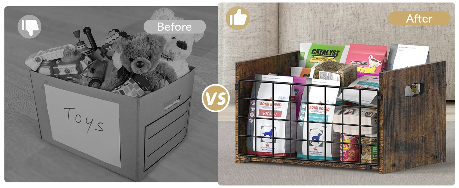 Dog Toy Bin Metal
