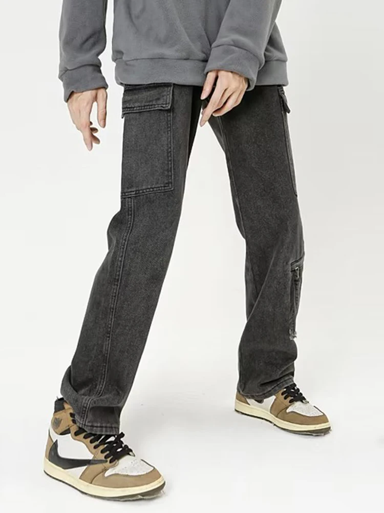 Рисунок 2 - Черная одежда, мужские осенние винтажные джинсы 2022