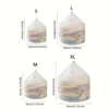1pc/3pcs Drawstring Laundry Bag Coarse Net Washing Bags Dirty Clothes Organizer Pouch 4Pcs Set Laundry Bag For Washing Machine H 4