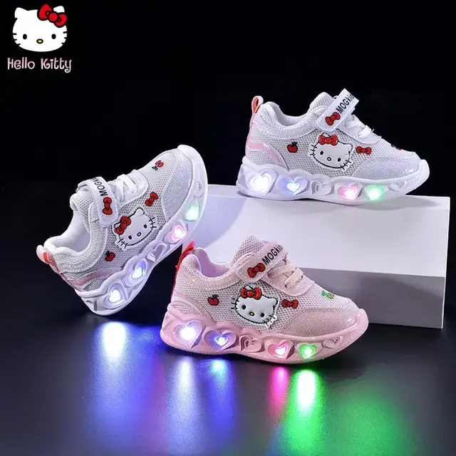Hello Kitty children's sneakers with LED