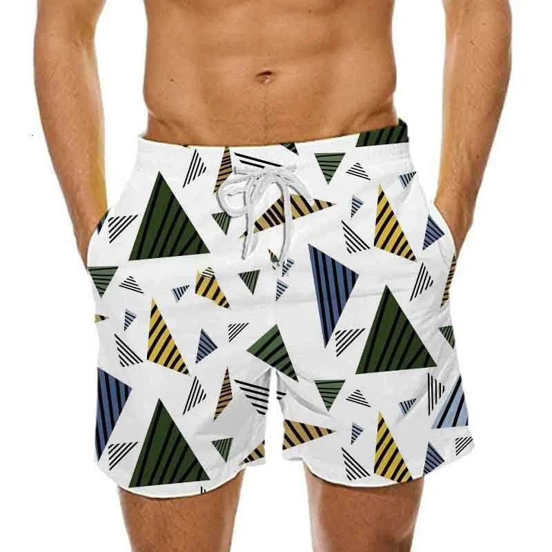 2024Abstract Pattern Men Board Shorts Swimwear Shorts Trunk Sports Pants Casual Men's 3d Tops Child Boy Beach Short Men Clothing 2