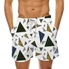 2024Abstract Pattern Men Board Shorts Swimwear Shorts Trunk Sports Pants Casual Men's 3d Tops Child Boy Beach Short Men Clothing 2
