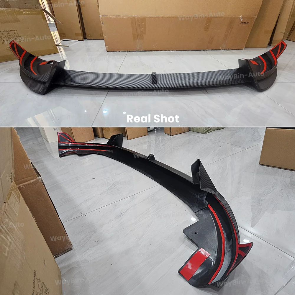 테슬라 모델 Y 주니퍼 2025 2026용 AD 프론트 범퍼 립 윈드 블레이드 에어 스포일러 ABS 스포츠 바디 키트 모델 Y 주니퍼 액세서리