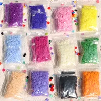 Wholesale Snap Buttons T5 Round Plastic Button For Clothes Press Stud Fasteners DIY Kids Diapers Bibs Bags Folder 2
