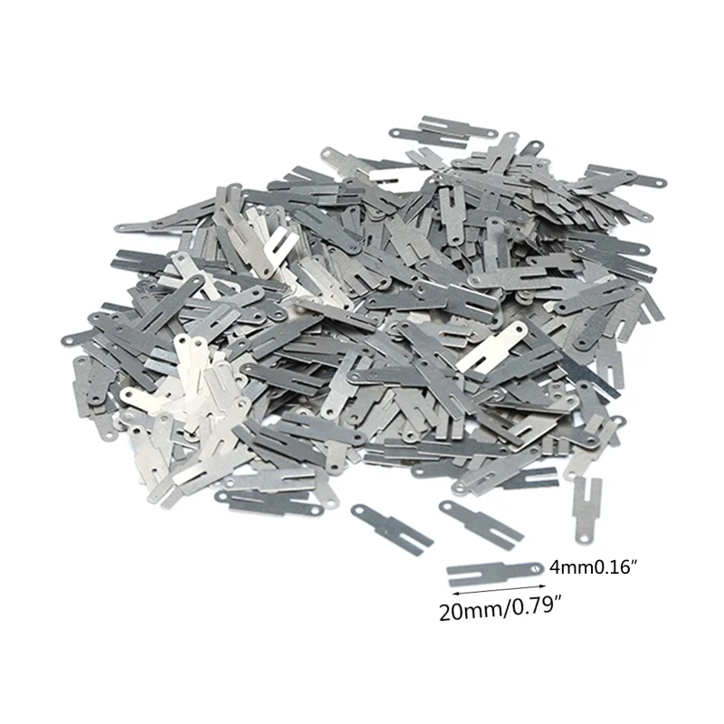 Nickel Plated Steel Strap Sheets For Battery Pack Spot Welding 100pcs