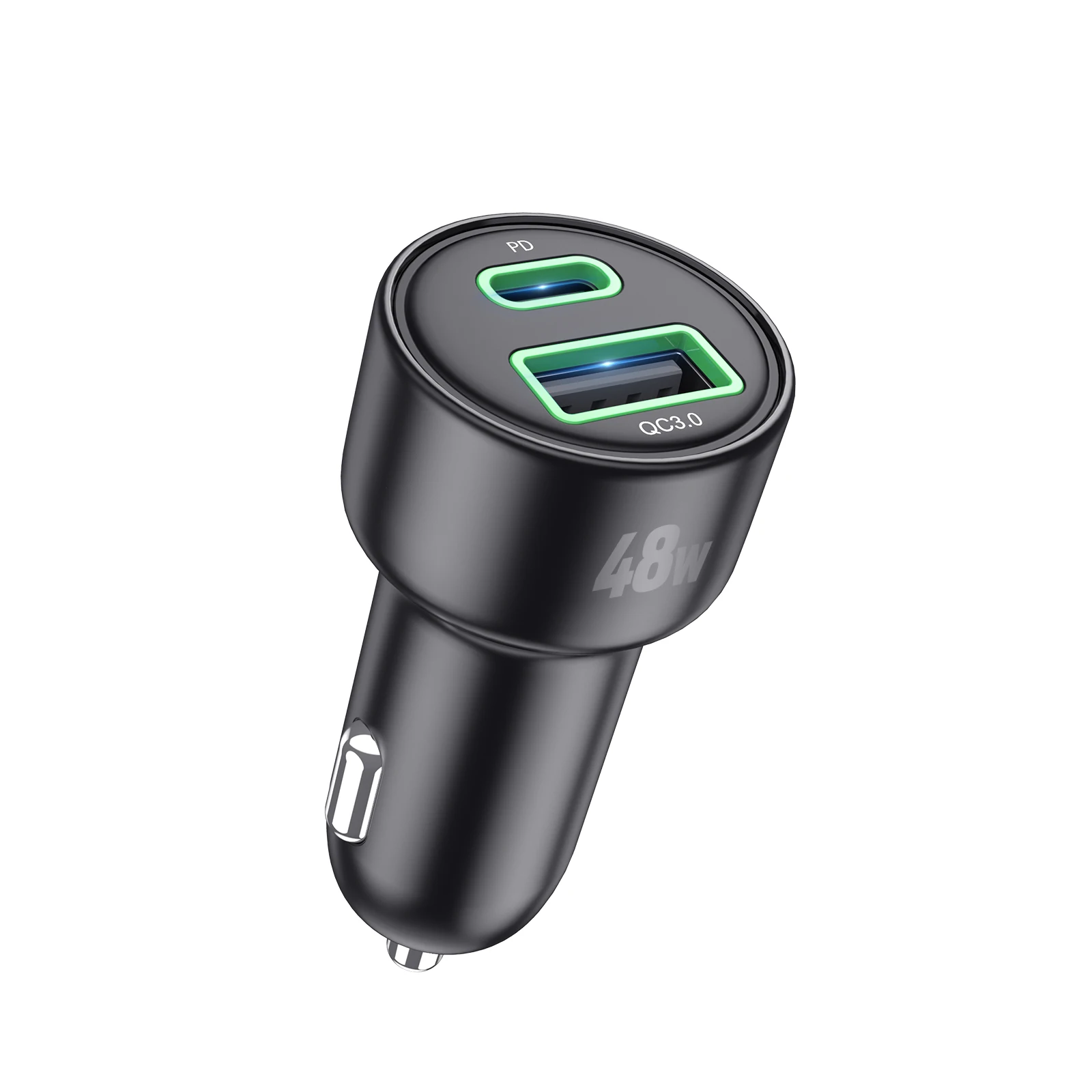 USB C Car Charger 5 Pack, Bangfun 48W Dual Port PD&QC 3.0 Fast Charging 12V Car