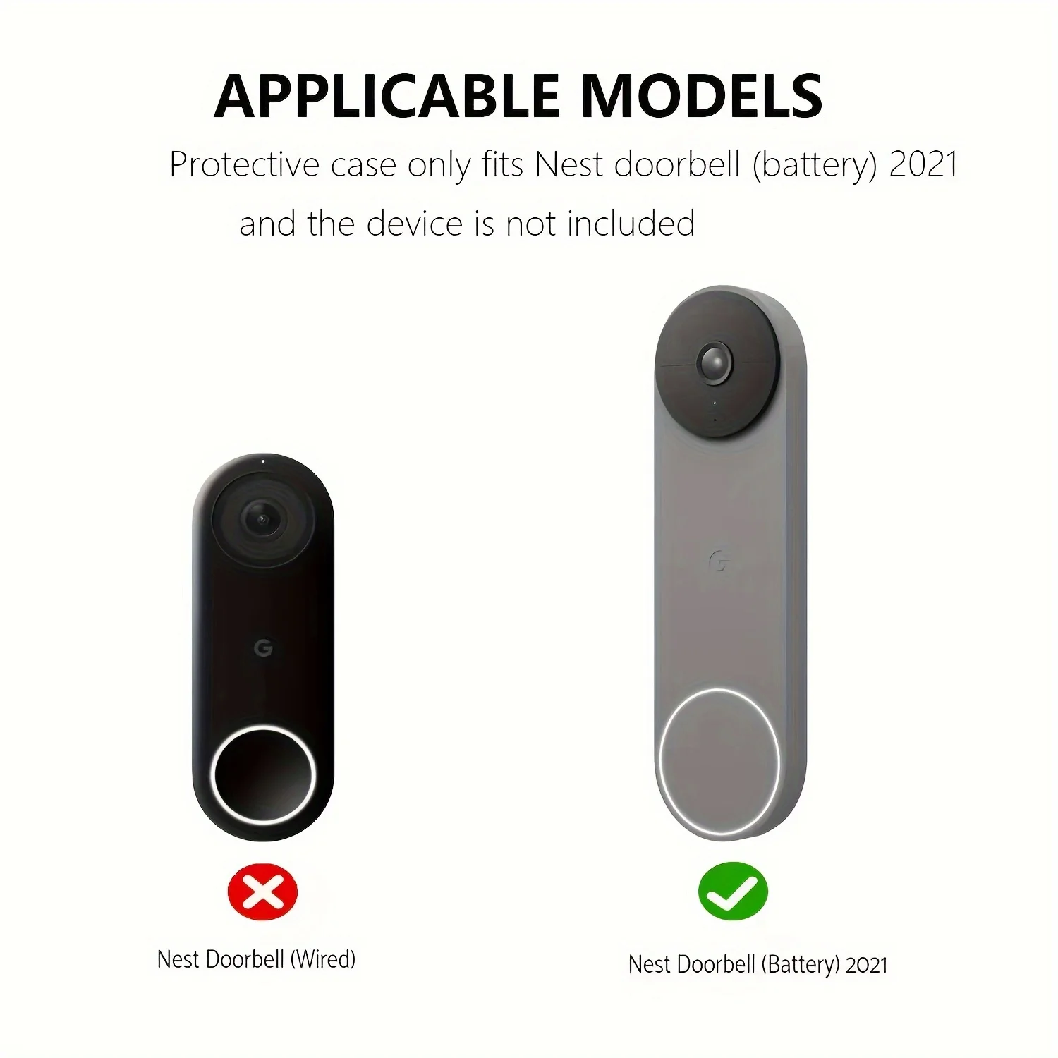 Google Nest Doorbell 、カバーセット Google Nest Doorbell