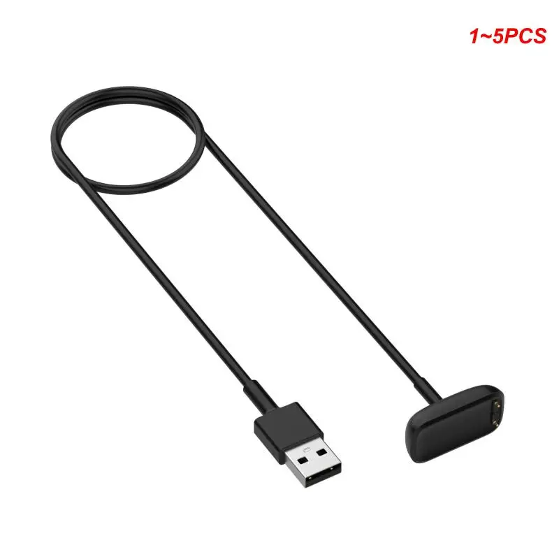 

1~5PCS Usb Charger Cable Adapter Good Anti-interference Durable High Efficiency Fast Charging Speed Portable For Fitbit Luxe 1m
