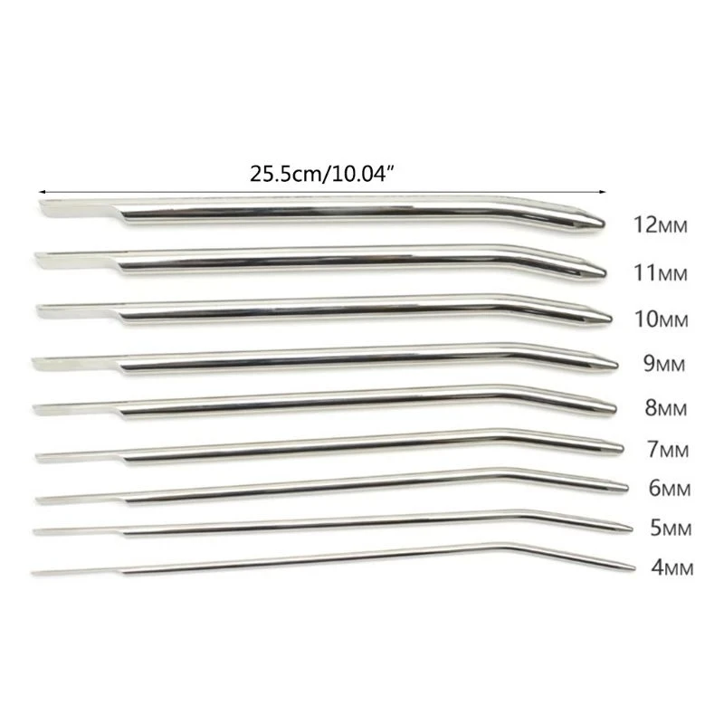 Stainless Steel Urethral Sound Catheter Dilator Metal Horse Eye Penis Plug Training Male Masturbation Kit Sex Toys For Men urethral dilator silicone urethral dilator