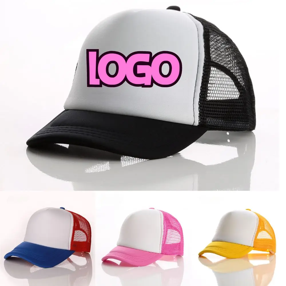 Fashion Baseball Cap For Kids Baby Boys Girls Summer Visors Cap Casual Snapback Hat Mesh Hip Hop Hat Outdoor Sun