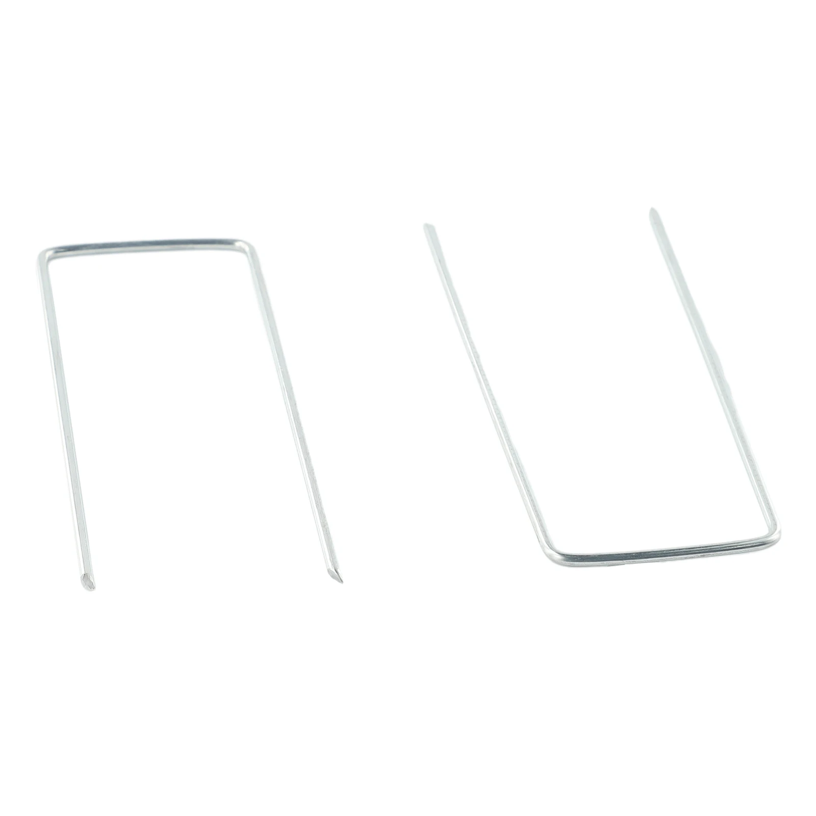 

50* Galvanised Metal Ground U Tent Pegs Gazebo Camping Tarpaulin Hooks For Fixing Grass Cloth, Greening, Fixed Lawn