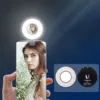 W36 Mini Magnetic Pocket Light for MagSafe iPhone 15 14 13 12 Series LED Cube Fill Light Lamp with Clip for Makeup Vlog