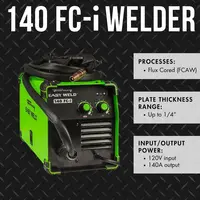 Weld 140 Amp 120-Volt Flux-Cored Wire Feed Welder (No Gas Needed) 2