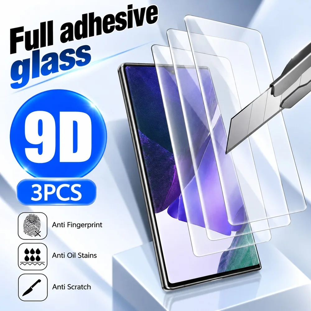 3PCS Premium Tempered Glass Screen Protector Set