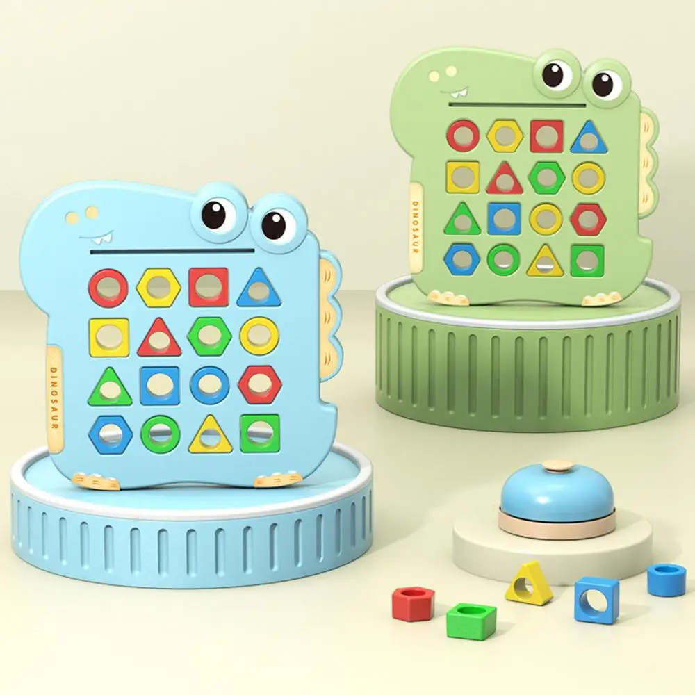 Shape Matching Game For Kids Dinosaur Puzzle Board Shape Sorter Educational Toys Board Games Geometric Shapes Shape Sorting Fine