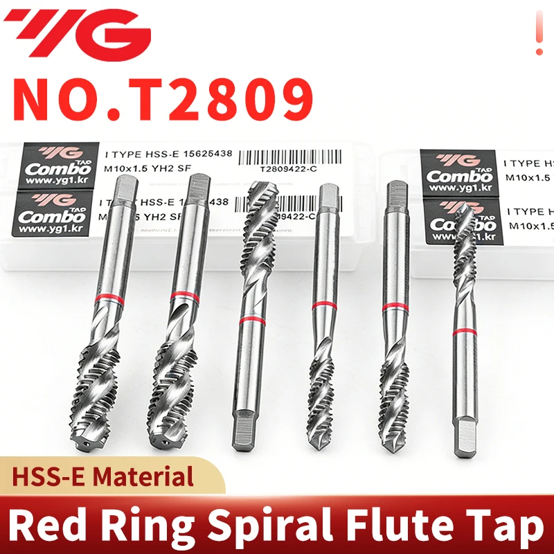 Korea YG T2809 Spiral Fluted Tap Machine Thread Tap