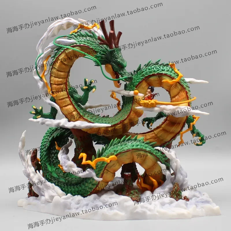 

Фигурка дракона жемчуга Z, 22 см, фигурка Shenron And Little Goku, экшн-фигурка со сниженной статуей, Коллекционная модель, декоративное украшение, рождественский подарок