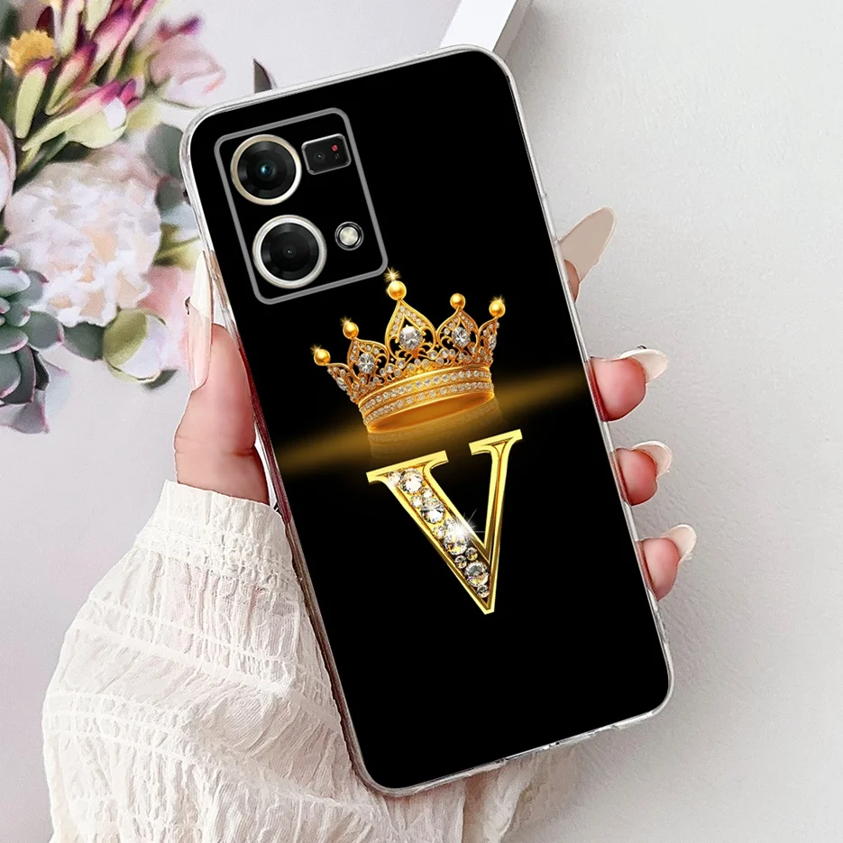 Crown Letters Soft Silicone Phone Case