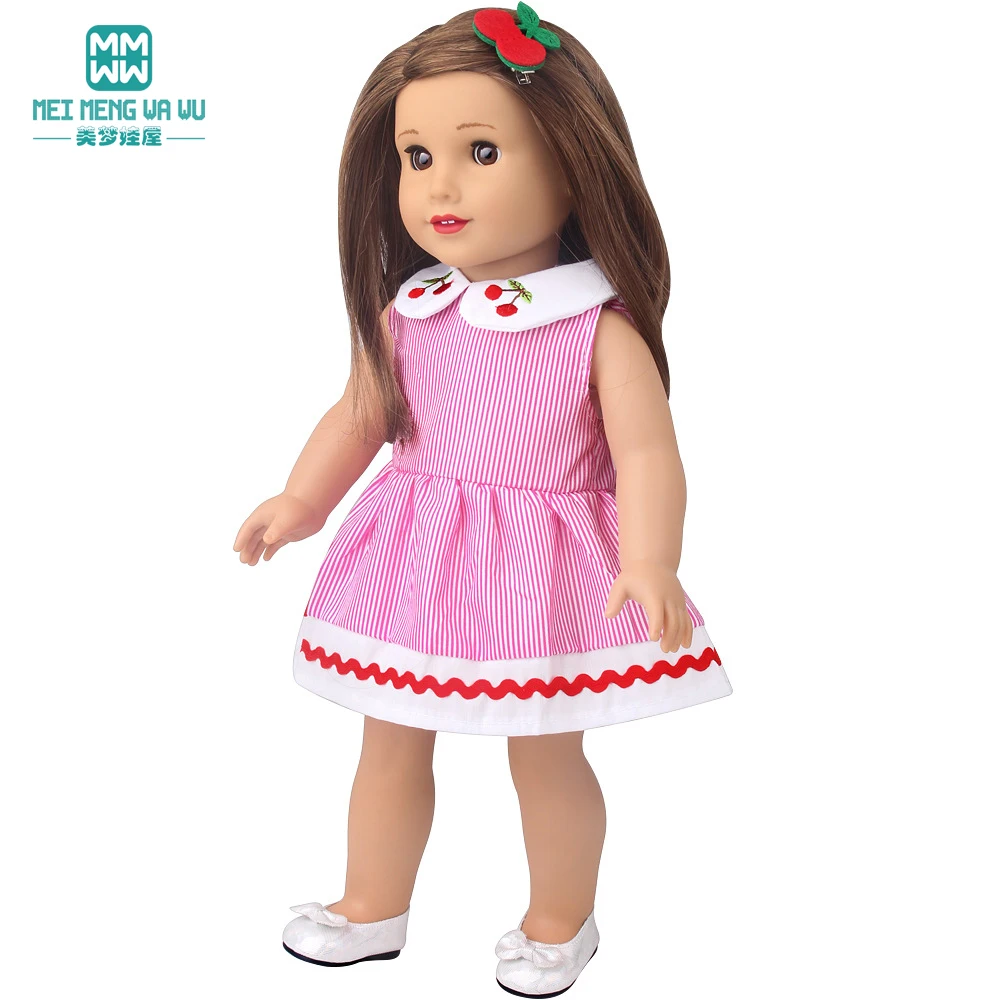 Doll Clothes for 43 cm new born doll and American doll accessories fashionable gauze dress bow dress barbie doll clothes doll clothes accessories doll clothes doll accessories
