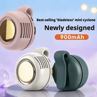 Ventilateur portable mini, rechargeable, sans pales, à clipser, pour la taille, adapté à la ventilation extérieure, petit ventilateur de bureau 1