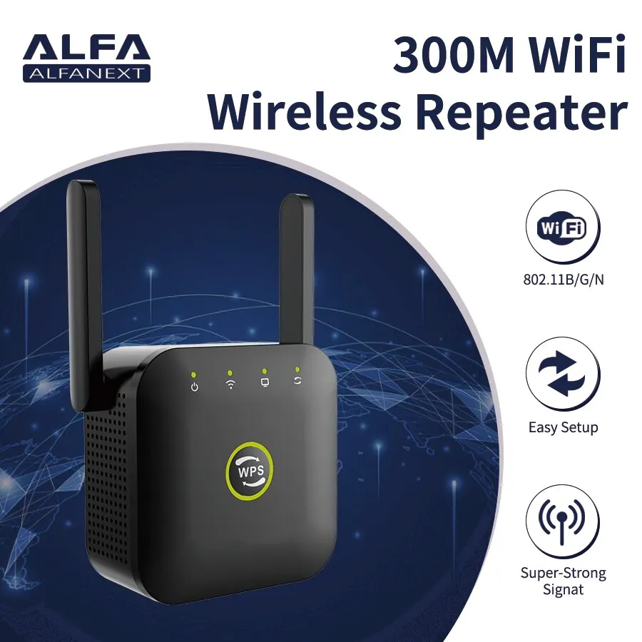 300Mbps Wireless Wifi Repeater Remote Wifi Extender Amplificatore Wifi 802.11N Wifi Booster Ripetitore Amplificatore Wi Fi Reapeter
