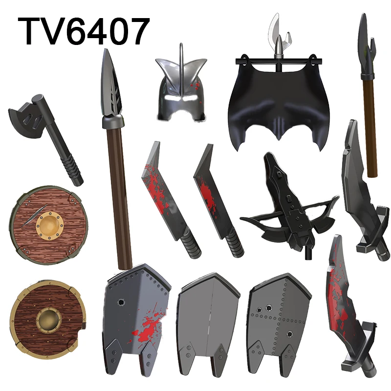 

TV6407 Movie Characters Rings Knife Sword Flag Mini Building Blocks Bricks Action Figures Kid's Educational Toys Juguetes