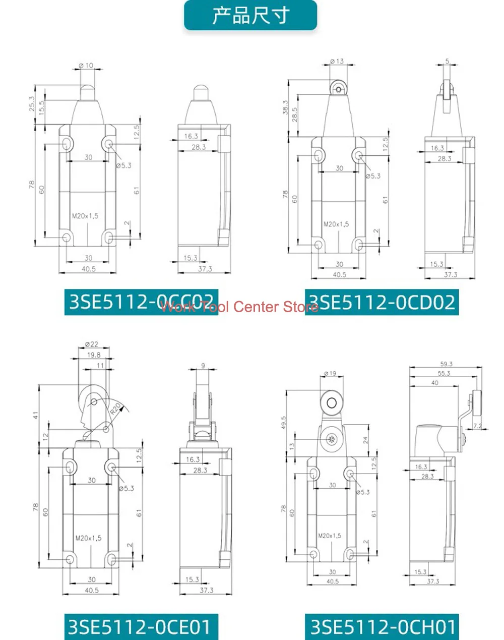 Original Smart Home Life Endschalter Position 3SE5112-0CH01/0CH02/0CH50/0CH80/0CC02/0CD02/0CE01/0CE01/0BD02 Verbundene Geräte – Detail 2