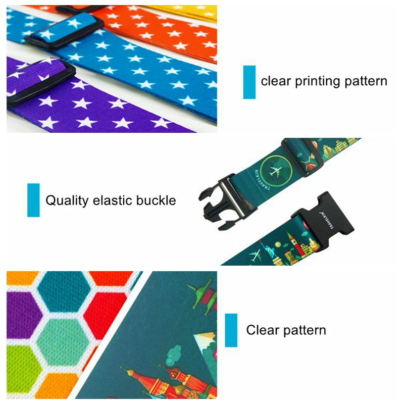 Anti-theft Luggage Buckle Cross Strap Adjustable for Baggage Suitcase