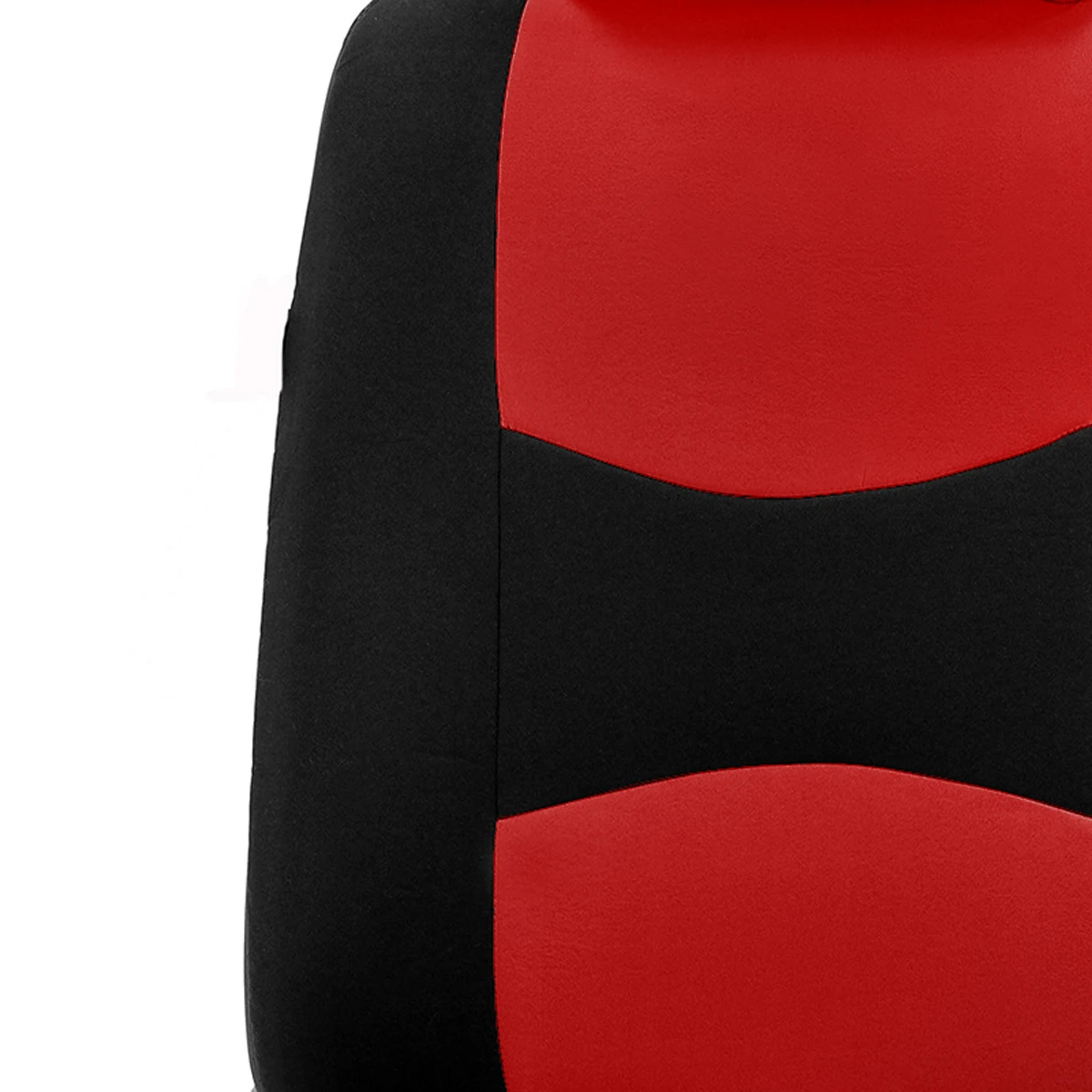 Four seasons fashion universal 9 pcs car seat cover polyester fabric car seat cover