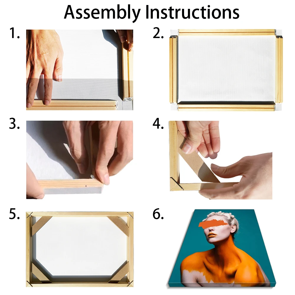 사진 프레임DIY 단단한 나무 그림 프레임 사진 프레임 나무 사용자 정의 가능, 공예 광고, 그림, 프레임만, 캔버스 없음