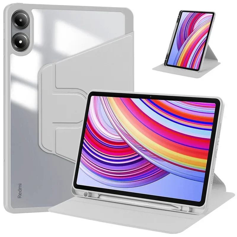 360 Rotating Tablet Cover with Pencil Holder