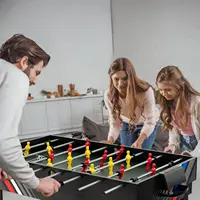 49" Multi Game Table, 4 in 1 Game Table with Foosball Table, Pool Billiards, Air Hockey & Table Tennis, Complete Combination 2