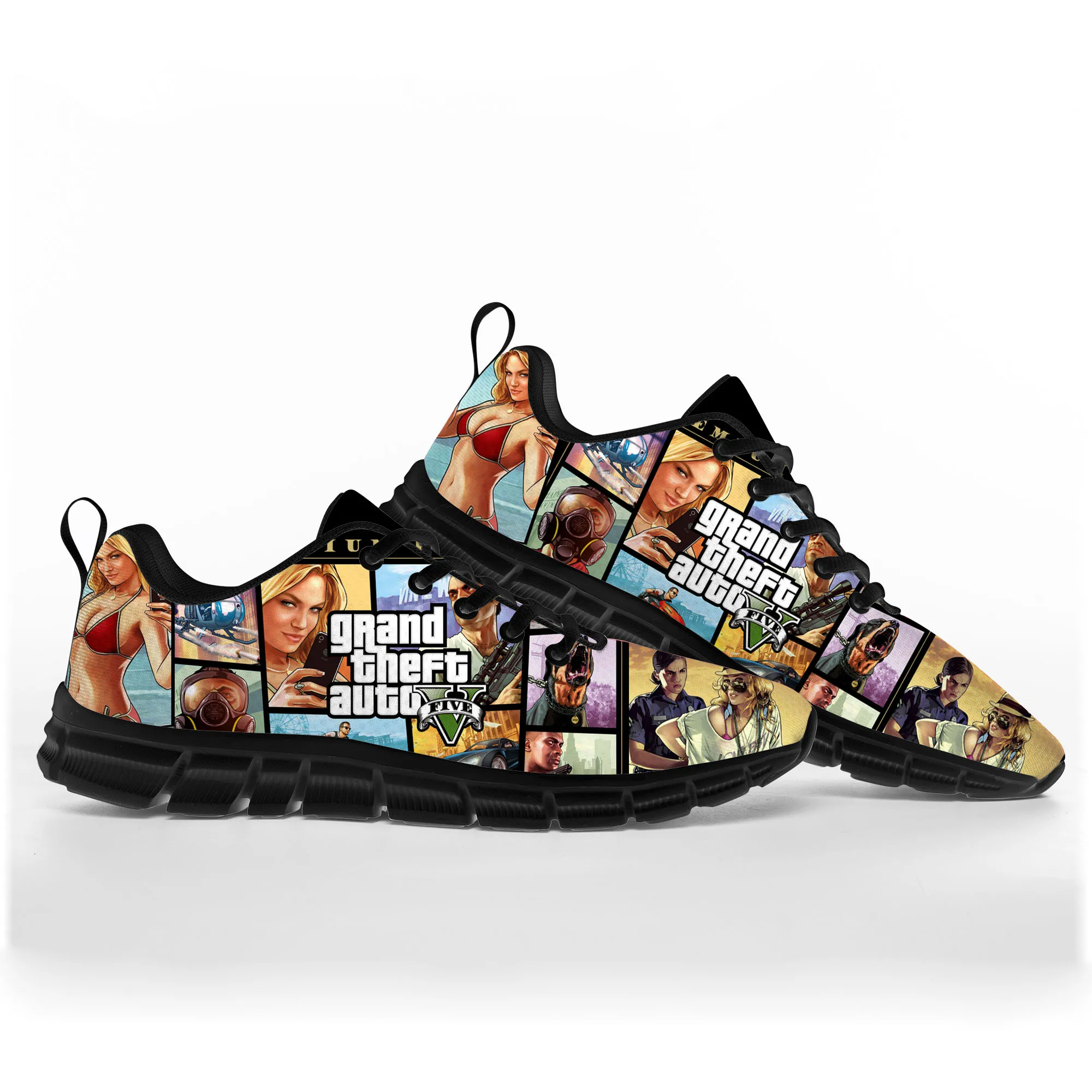 

Кроссовки унисекс из мультфильма «Grand Theft Auto GTA V 5»