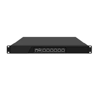 HUNSN 1U Firewall Hardware Network Security Appliance,pFSense,I3 3217U,RJ08,Untangle,Mikrotik,OPNsense,VPN,Router PC,6 LAN,VGA 1