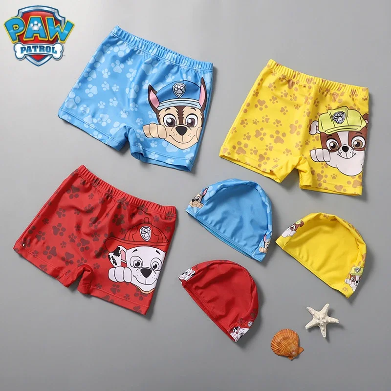 New Paw Patrings Costume Da Bagno Mutande Stampate Per Bambini Cappello Chase Rocky Marshall Underwear Giocattoli Per Bambini Costume Da Bagno Regali 