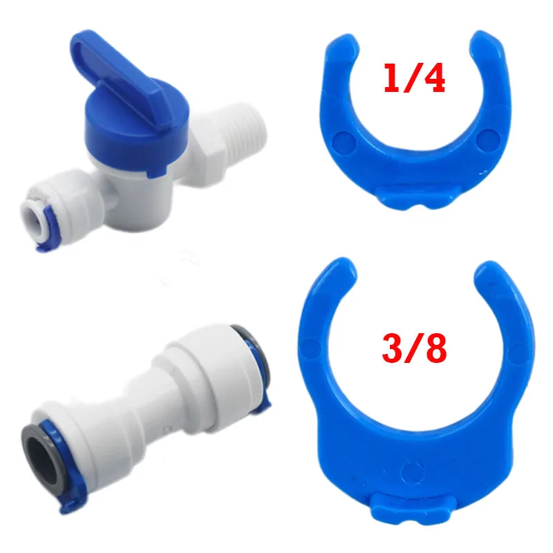 10/50Pcs1/4"3/8"ODHoseBuckleBlueC-ClampWaterPurifierQuickConnectHeadClipROReverseOsmosisWaterFilterFittings-AliExpress1420