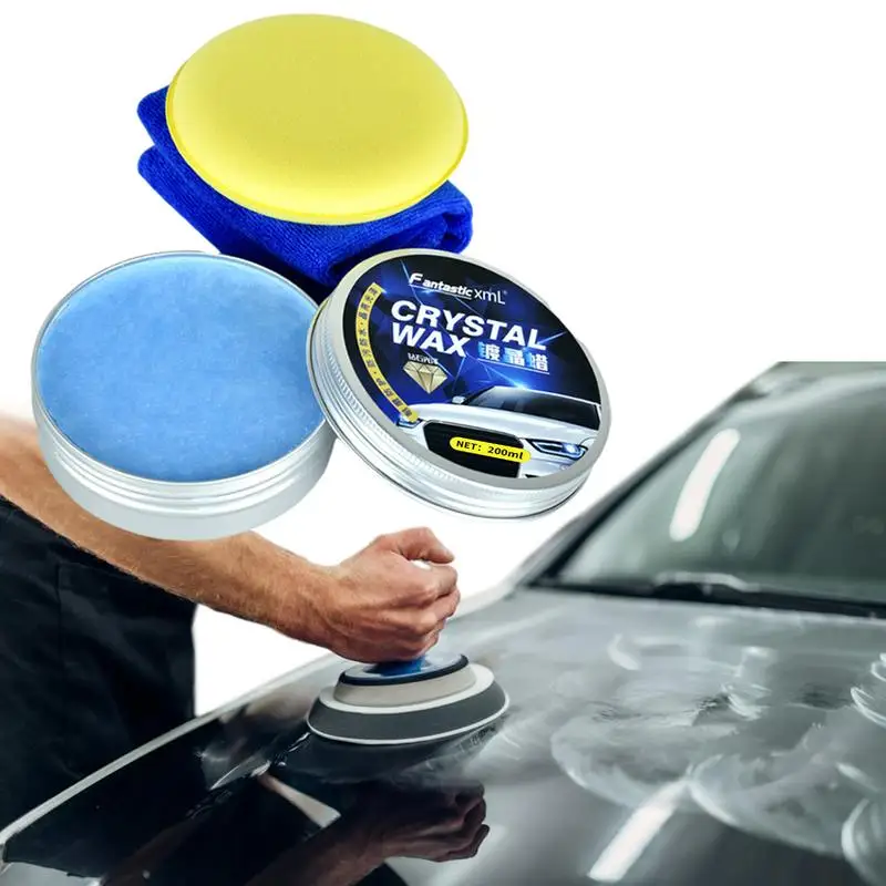 

Coating Crystal Wax Hard Glossy Carnauba Wax Coating Care Safe Coating Wax On Most Car Surfaces
