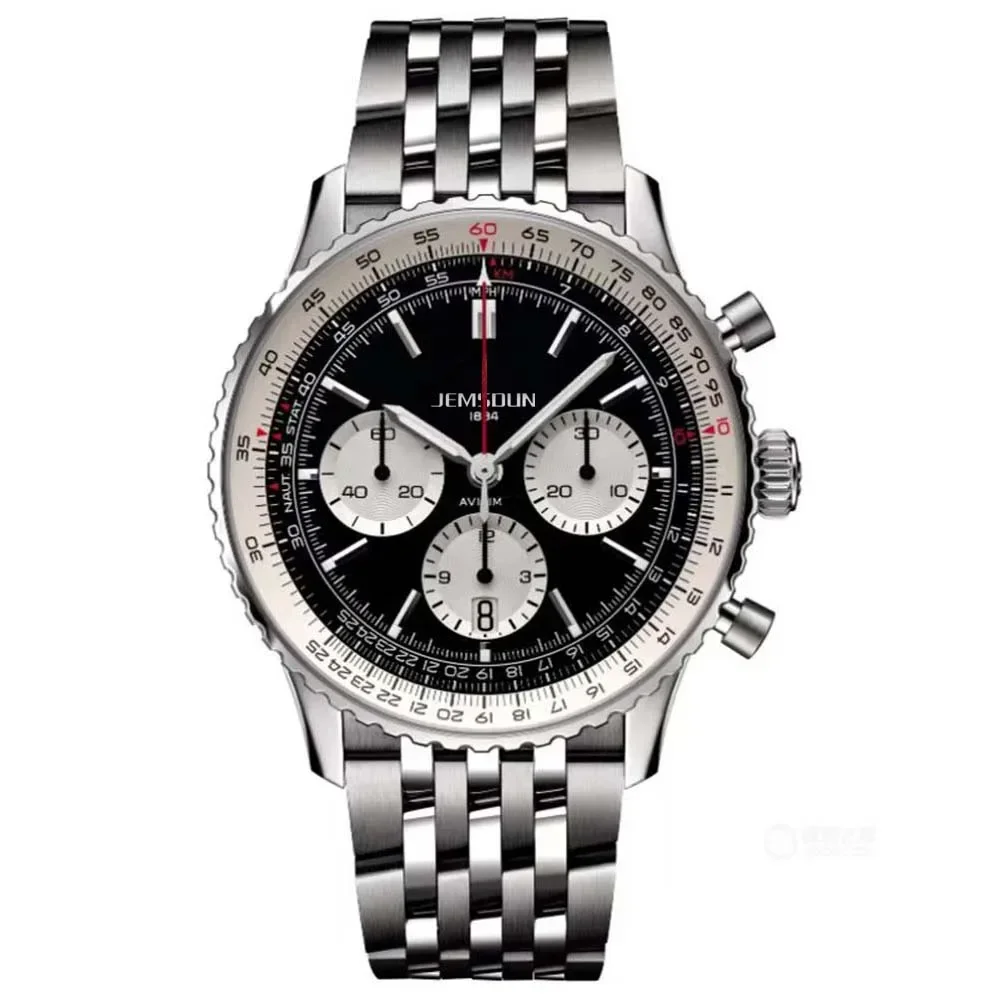 

2023 Luxury Original Brand Men's Watch Navitimer BR01 Fashion Business Timepiece 44MM Date Quartz Clock with watches