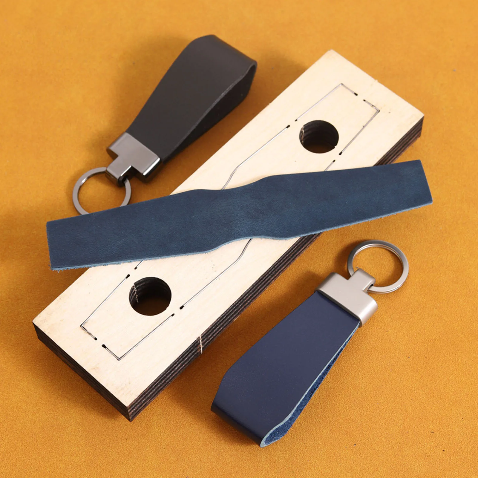 Leather Cutting Die Professional Leather Keychain Cutting Dies for Scrapbook Embossing Handmade DIY Crafts Accessories leather craft tools