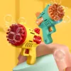 Bubble Gun Rocket 29 Hole Automatic Soap Bubbles Machine Outdoor Toy for Boys Birthday Gifts Wedding Party Children Summer Gift 6