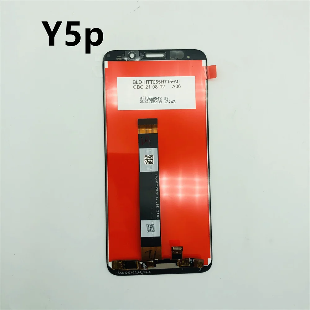 

ЖК-экран для Huawei Y5P мобильный телефон, дисплей с повреждением, смена сенсорного экрана, аксессуары для ремонта, без рамки