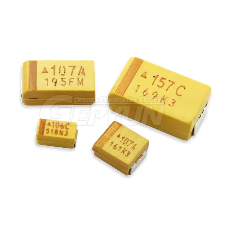 Condensatore al tantalio SMD da 10 pezzi 227J 6.3V220UF Tipo B 3528 1210 Tipo C 6032 220UF 6.3V  502