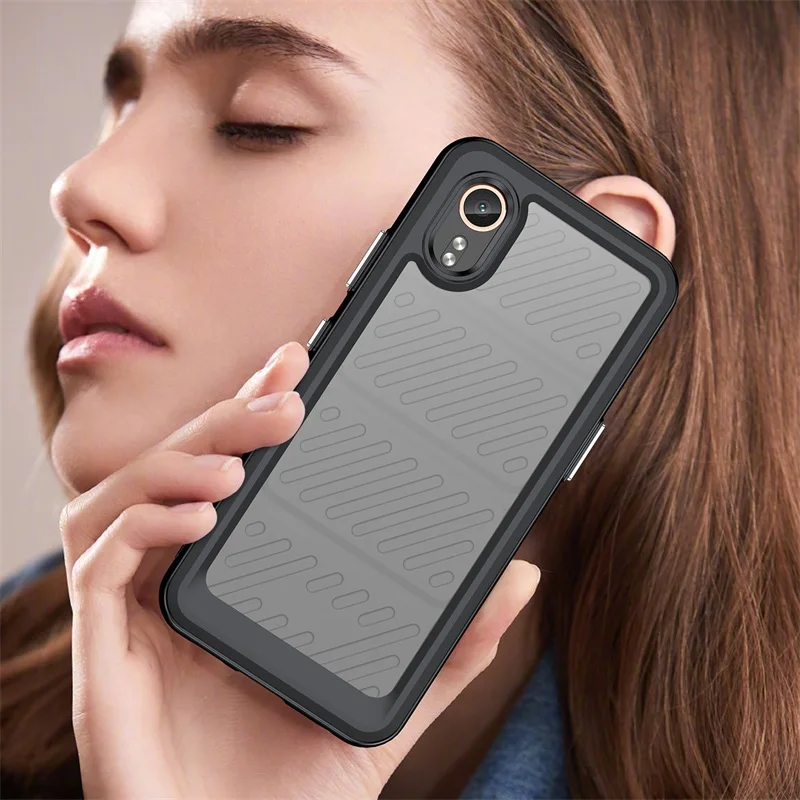Acrylic TPU Case with Air Cushion Anti-Shock and HD Clear Protection