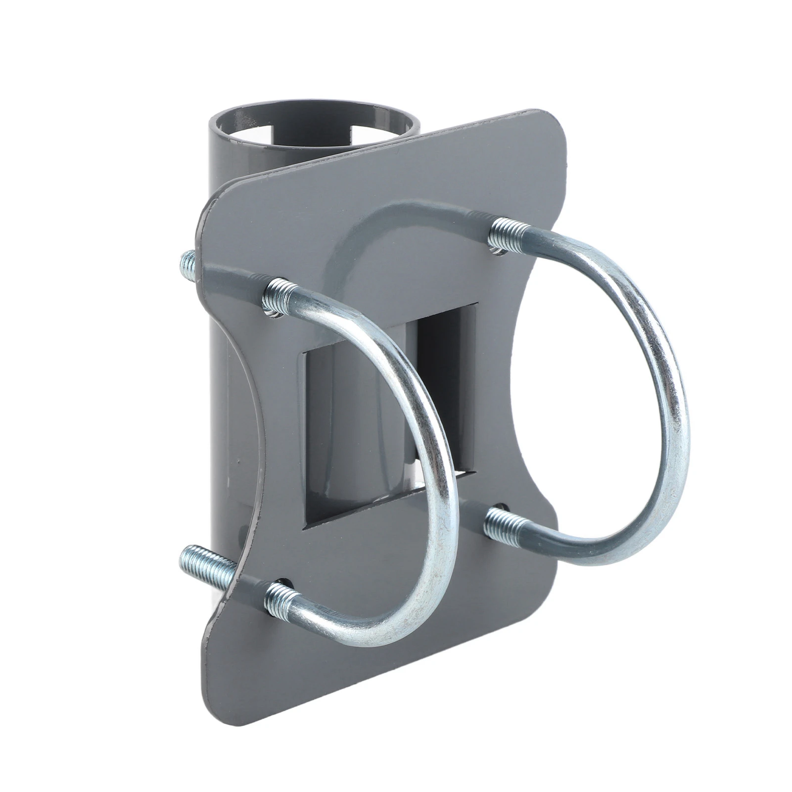 For Starlink Aerial Mast Pipe Bracket Stainless Steel 30mm-50mm Adjustable U Shape Antenna Mounting Bracket Pole to Pipe Adapter starlink mounting kit